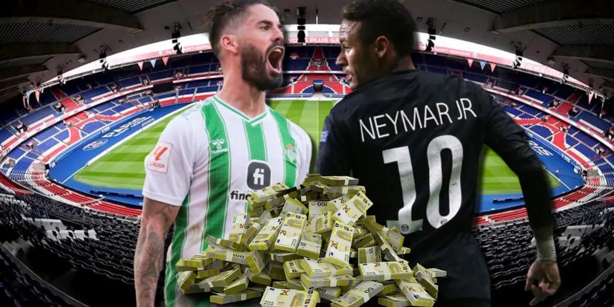 En Francia hablan de Isco Alarcón como el mejor candidato para que sea el nuevo 10 de PSG ante la salida de Neymar