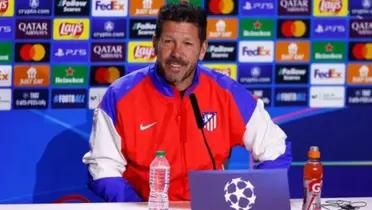 En la rueda de prensa previa al partido de liga contra el Villarreal, Simeone contestó de manera contundente a este periodista