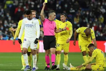 En mitad de la primera parte, Casemiro realizó una entrada en el centro del campo sobre Iván Alejo que bien le pudo costar la expulsión. Pero el árbitro solo le marcó amarilla. De la misma manera que fue beneficiado el internacional brasileño, hubo situaciones que beneficiaron a los merengues en lo que va de la actual Liga.