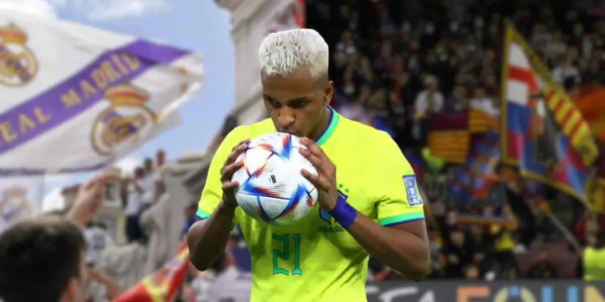 En una entrevista con Globo Esporte contó como se decidió jugar para los merengues