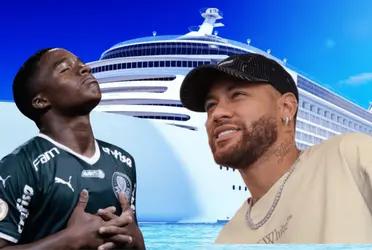 Endrick volvió a demostrar que esta lejos de la noche y tuvo un acto en Brasil que lo demuestra