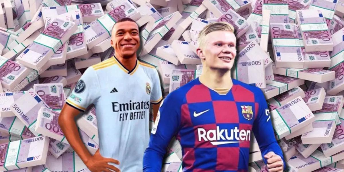 Erling Haaland y Kylian Mbappé