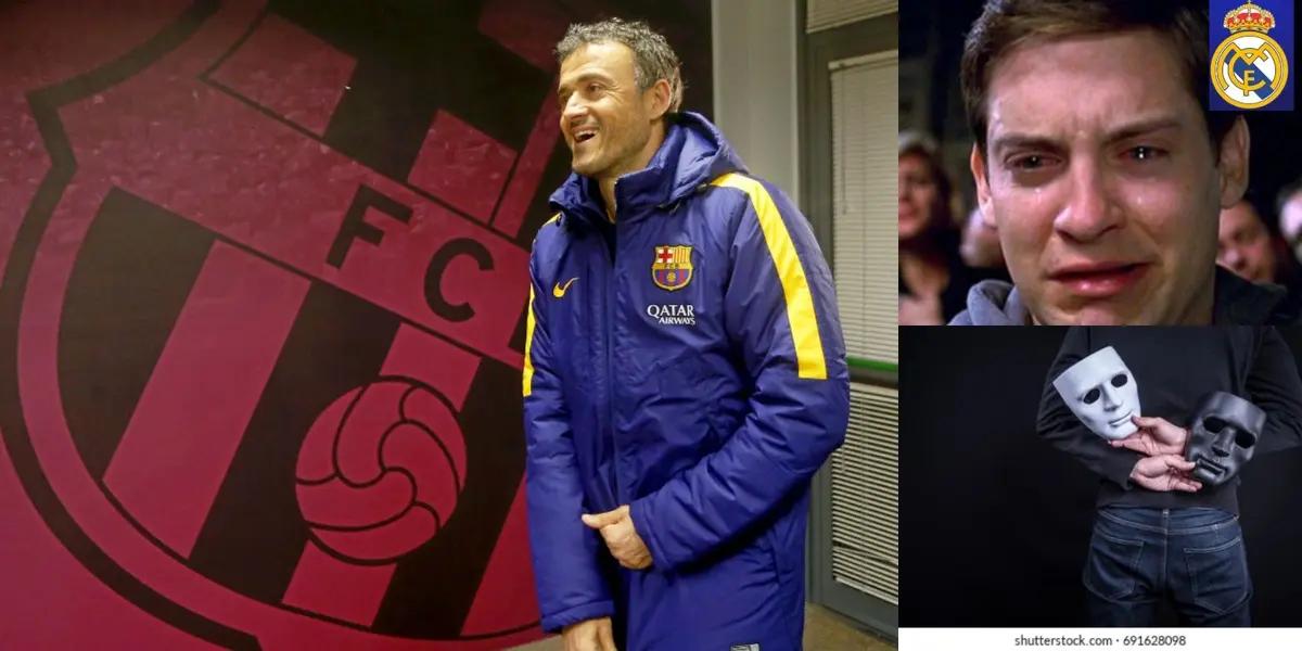 Es uno de los entrenadores más queridos por el Barcelona, pero tuvo un mancha que no olvidará el Madrid.
