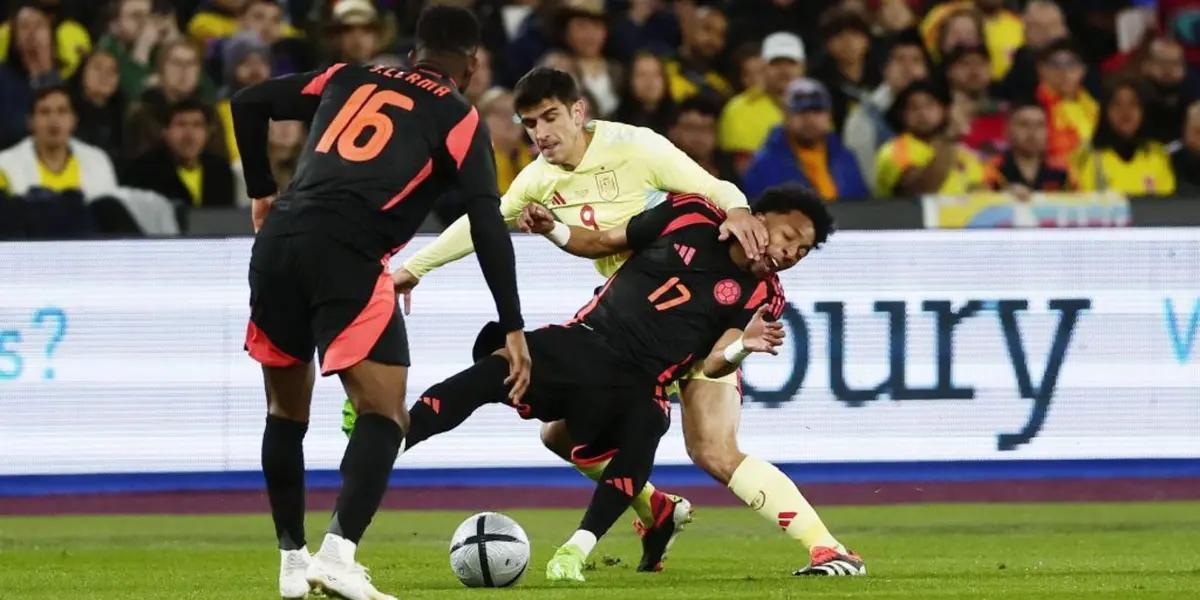 España le aplastó a Colombia, este jugador fue el director de orquesta de La Roja