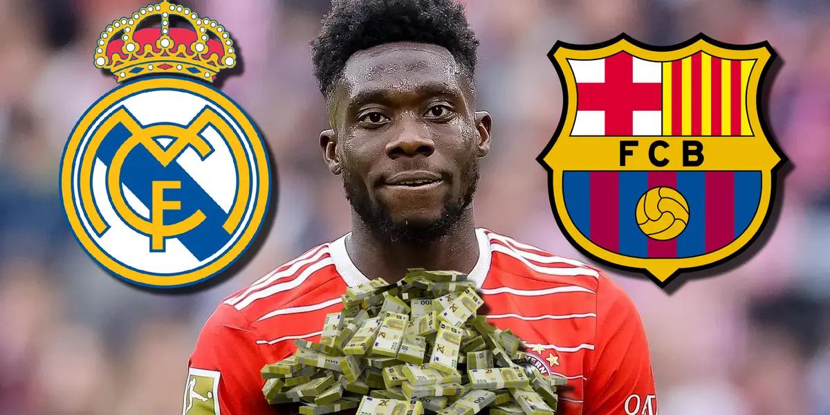 FC Barcelona se ha reunido con el representante de Alphonso Davies para buscar quitarle al Real Madrid