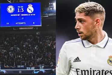 Federico Valverde en polémica por un golpe a Baena, esto hizo el Bernabéu cuando vio al jugador del Real Madrid