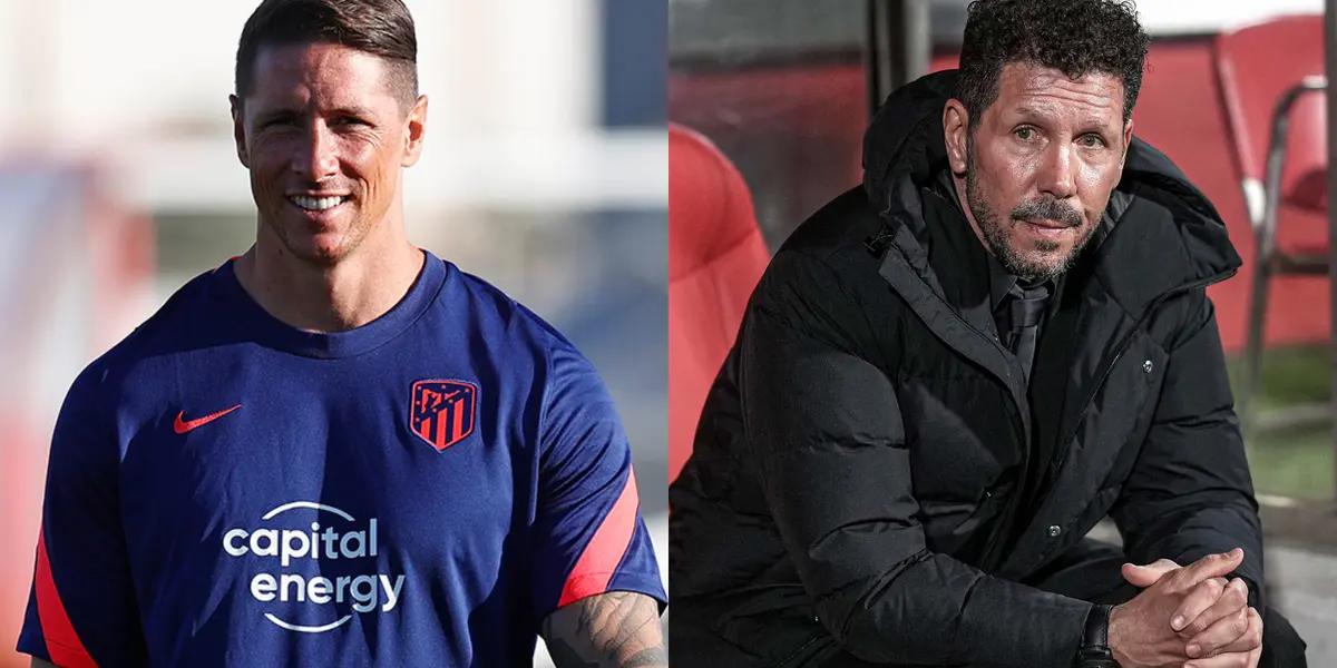 Fernando Torres y Diego Simeone, entrenadores en Atlético de Madrid