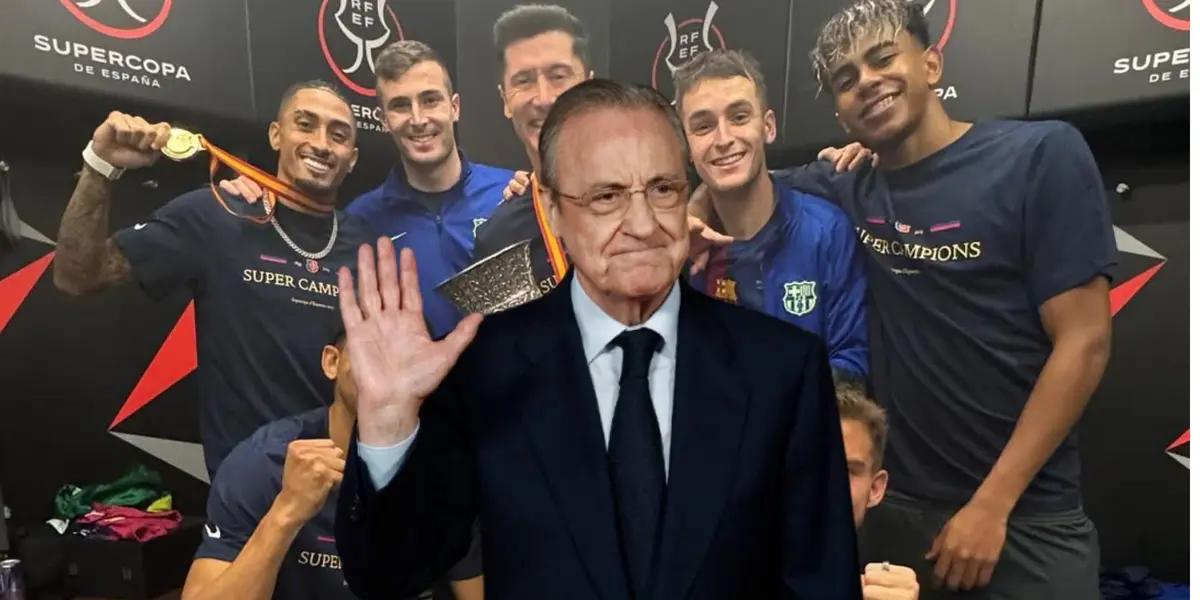 Florentino Pérez - FC Barcelona (Foto: X)