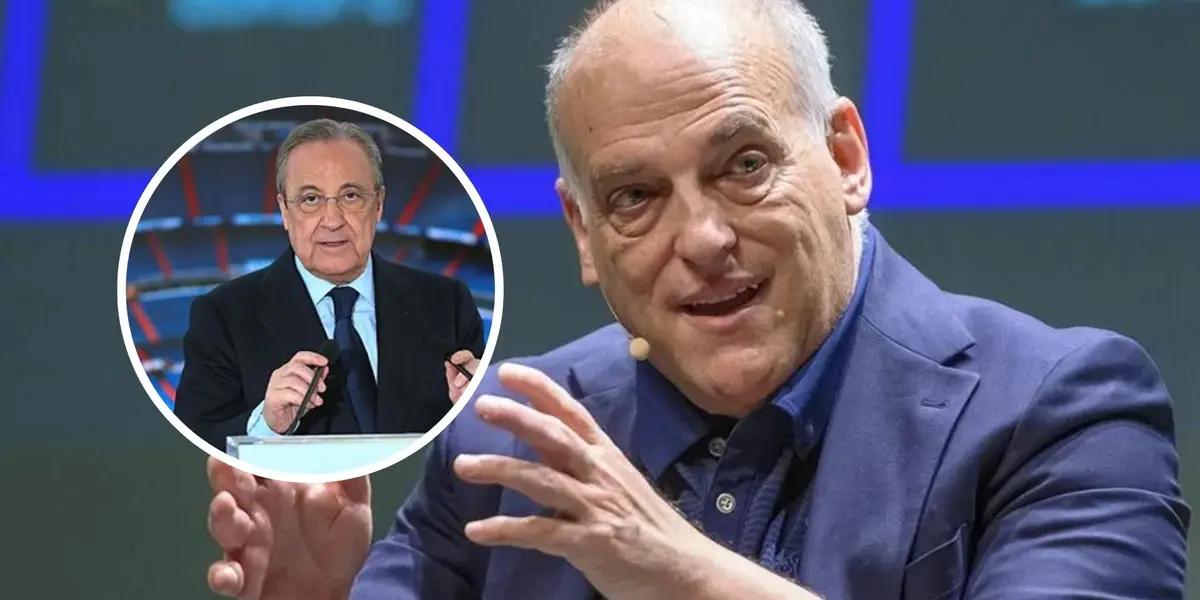 Florentino Pérez - Javier Tebas (Foto: X)