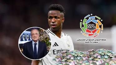 Florentino Pérez - Vinicius Jr. (Foto: Real Madrid)