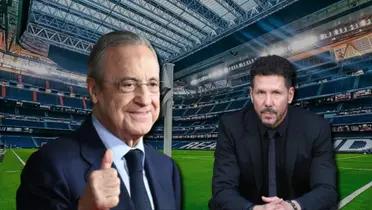 Florentino Pérez y Diego Simeone.