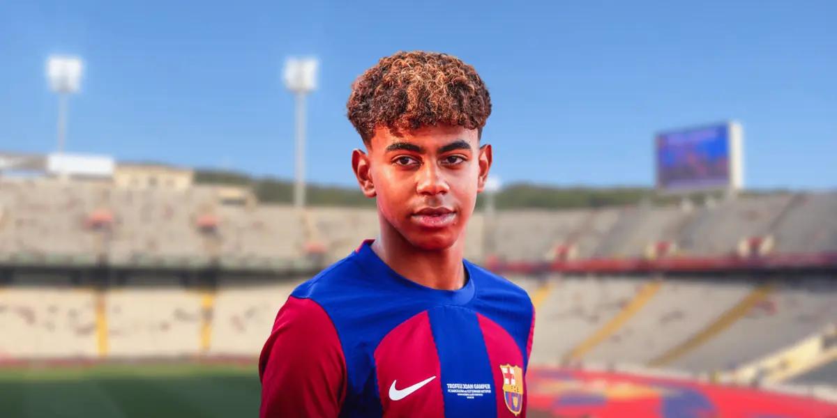 Fue en lo primeros minutos del primer tiempo y parece que hay un leve empujón por parte del defensa visitante