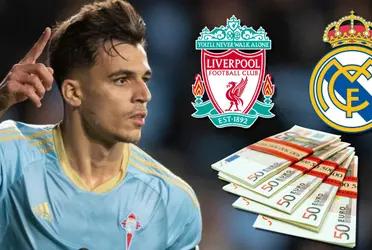 Gabri Veiga interesa al Liverpool y mira lo que debe pagar el Real Madrid para ganar el fichaje