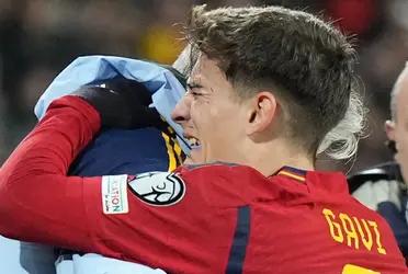 Gavi salió llorando del partido entre España ante Georgia y esto dijeron los galenos de la Selección de España