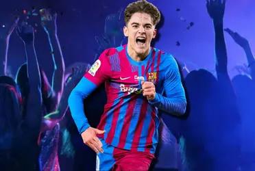 Gavi se sigue consolidando en el FC Barcelona y mira a lo que se dedica luego de sus prácticas en el equipo de Xavi