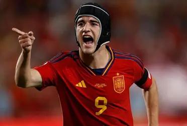 Gavi sufrió un golpe en el último entrenamiento de la Selección de España, previo al cotejo ante Escocia