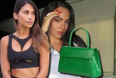 Georgina Rodríguez presumió su nuevo bolso que está por los 300 mil euros, mira lo que cuesta el de Antonela Roccuzzo, pareja de Messi