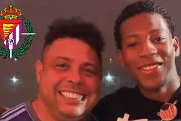 Gonzalo Plata sería muy mimado por Ronaldo Nazario.