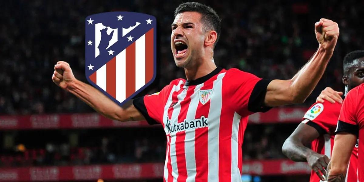 Guruzeta celebró el tanto del Bilbao, para adelantar al local en contra de Atlético de Madrid que tenía a Oblak como su figura