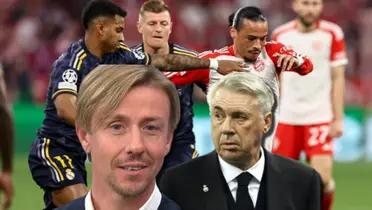 Guti, ex jugador del Real Madrid, y Carlo Ancelotti