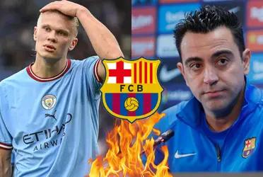 Haaland no llegó por culpa de este delantero y ahora menosprecia públicamente a Xavi.