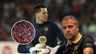 Hansi Flick - Wojciech Szczęsny (Foto: X)