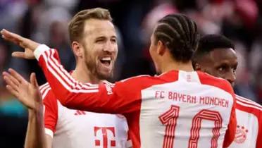 Harry Kane y Leroy Sane, jugadores del Bayern Múnich