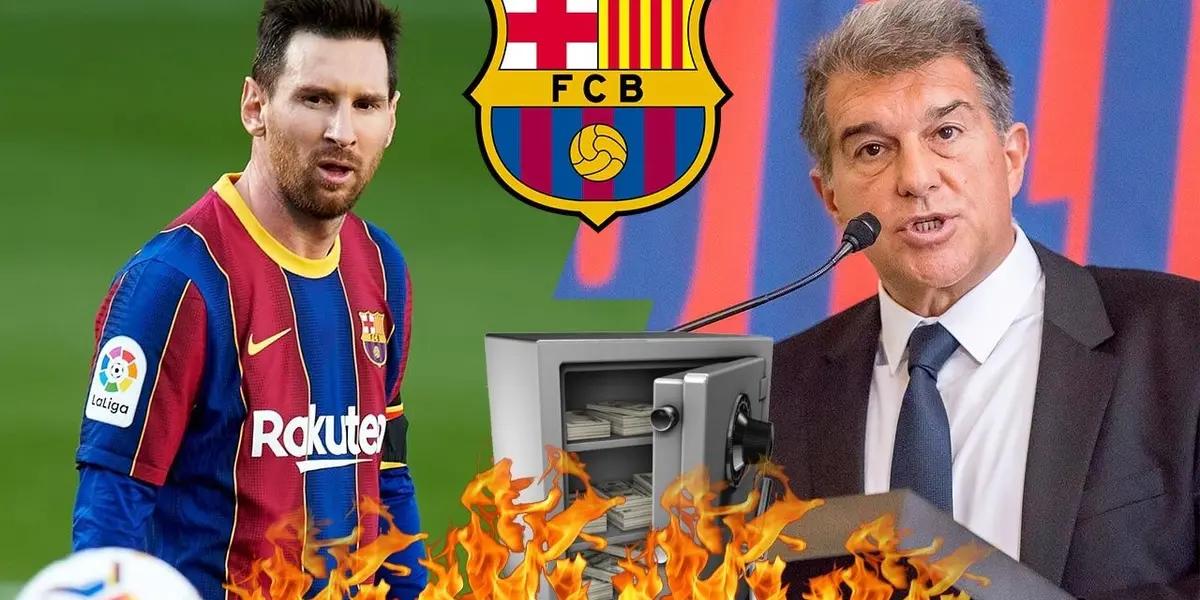 Joan Laporta se excusó en que el motivo de su salida fue por un tema únicamente económico, aunque después se gastó más de 200 millones de euros en fichajes, algo que el delantero argentino es consciente y no le habría caído para nada bien.