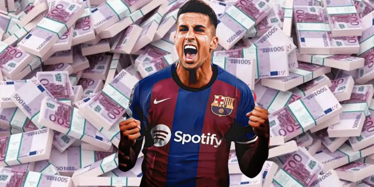 Joao Cancelo es uno de los jugadores más destacados del actual Barcelona, sin embargo, su salario no lo acompaña.