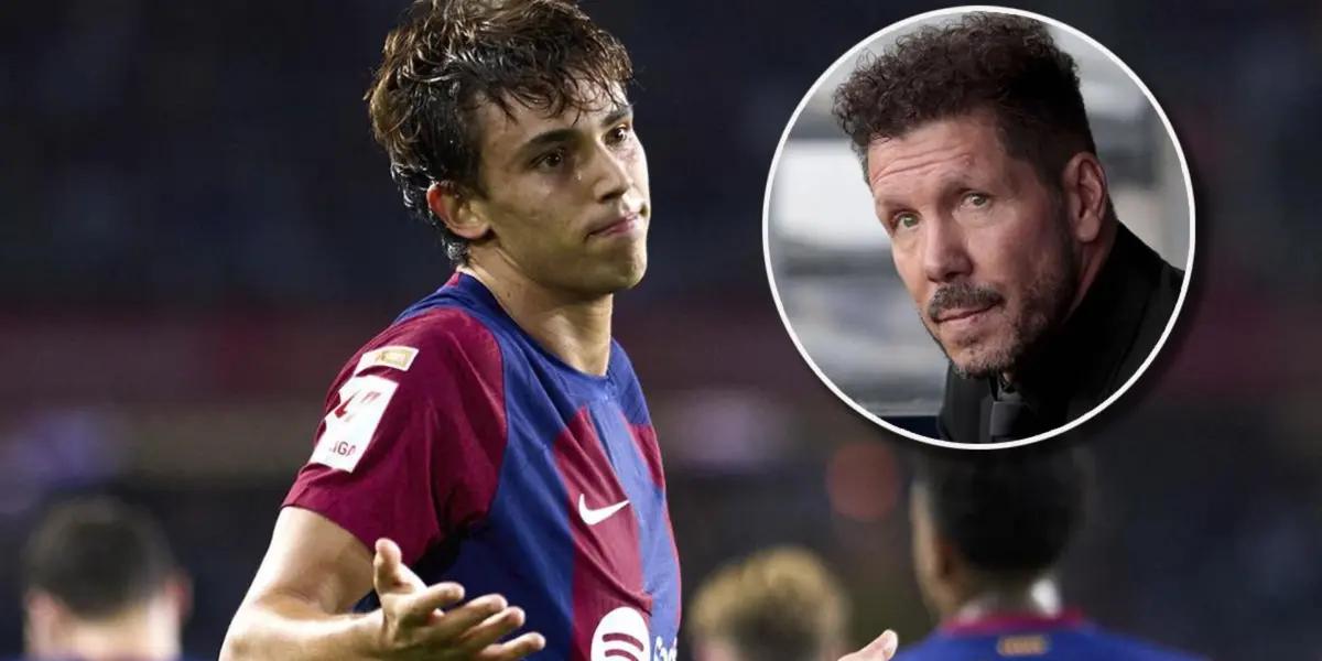 Joao Félix jugó un gran partido contra Atleti, equipo del cual lo mandó Diego Simeone