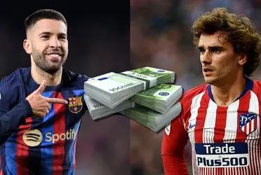 Jordi Alba anunció que no seguirá en el FC Barcelona y podría llegar al Atlético de Madrid a cambio de esta cifra
