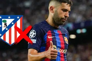 Jordi Alba será baja en FC Barcelona y hay un nuevo destino para su inminente futuro que no estaba en los planes de nadie