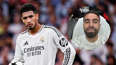 Jude Bellingham y Dani Carvajal. Foto: redes de Jude Bellingham y Dani Carvajal.