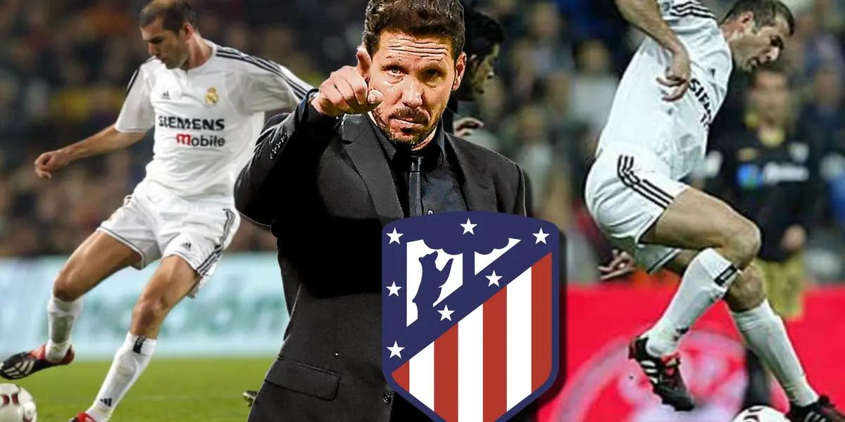 Jugador de 25 millones de Atleti sorprendió a Simeone con jugadas a lo Zidane