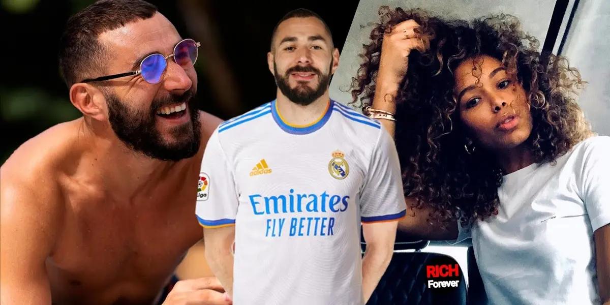 Karim Benzema pasa uno de los mejores momentos de su carrera y una gran inspiración en su vida la tiene en su casa con la mujer a la que le ha dedicado su amor en los últimos años.