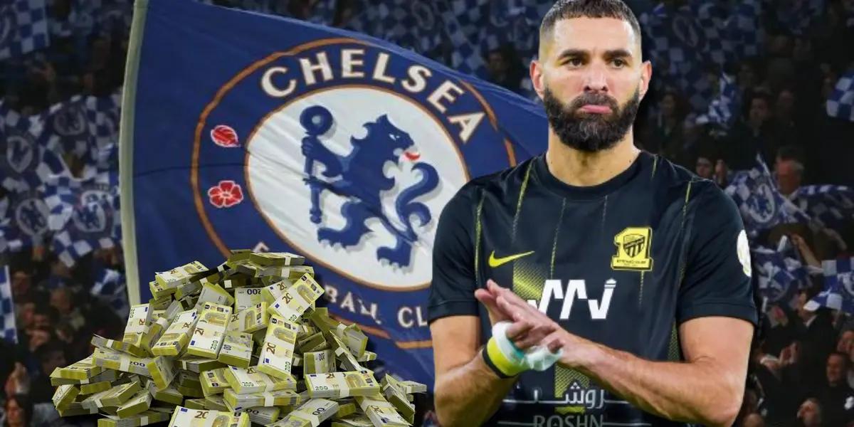 Karim Benzema, pese a que gana una fortuna, no se siente cómodo en Al-Ittihad y Chelsea lo quiere rescatar