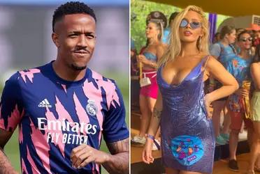 Karoline Lima, la pareja Éder Militão, el central del Real Madrid aseguró que ha sentido mucha presión por la diferencia de color de piel entre ella y el futbolista.