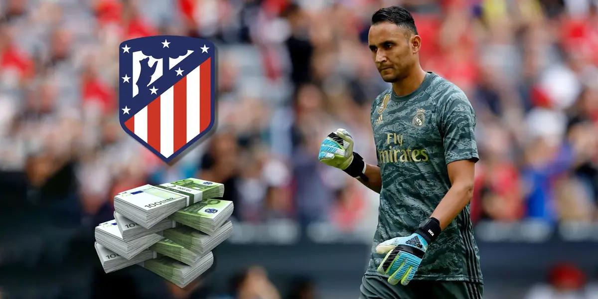 Keylor Navas puede llegar a Atlético de Madrid por una cifra sorprendente