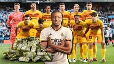 Kylian Mbappé tendrá un salario bajo en el Real Madrid, a comparación de estos dos jugadores del FC Barcelona