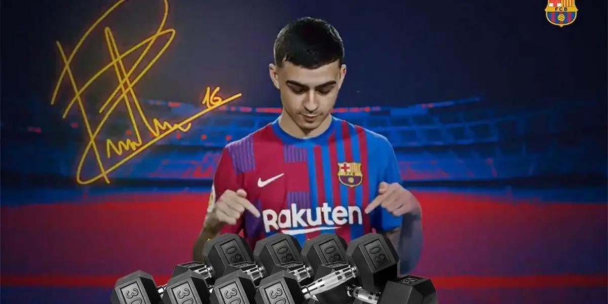 La carrera del canario no ha hecho otra cosa más que seguir en línea ascedente, tanto como azulgrana como con la camiseta de la Selección de Fútbol de España. Y en ese sentido, ha apostado por mejorar su físico. El cambio es notorio.