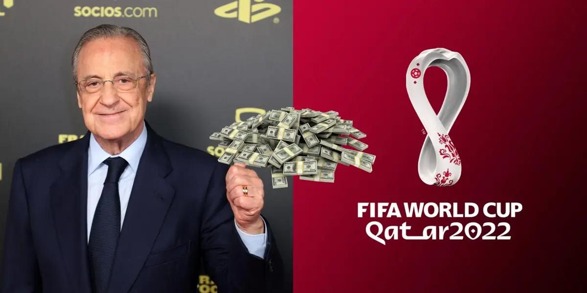 La Copa del Mundo ofrece una cantidad de dinero por cada jugador a medida que van avanzando de ronda.