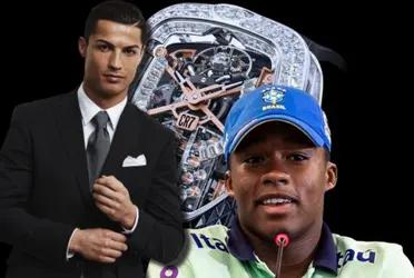 La diferencia de precios entre los relojes Cristiano Ronaldo y Endrick es abismal