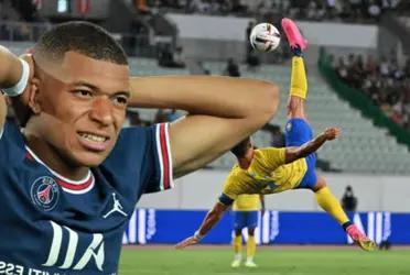 La estrella portuguesa sacó una pirueta inesperada en el amistoso contra los parisinos.