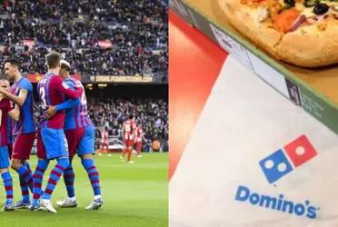 La famosa pizzería Domino's Pizza hace burla de la dificultad del Chelsea de fichar jugadores top, jugadores que le ha ganado el Barcelona.