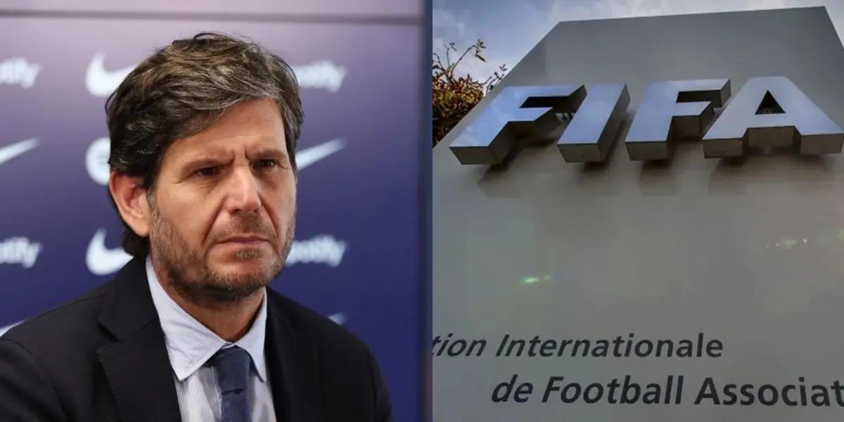 La Federación Internacional no autorizó la firma de un inminente refuerzo del conjunto catalán.