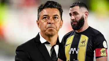 La imagen que revela cómo es la relación de Benzema y Gallardo en Al Ittihad