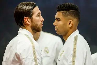 La jugada que culminó con la expulsión de Sergio Ramos, en el encuentro que el Lorient empató ante PSG, se vio mil veces en Real Madrid con diferente resultado. Mientras en Francia al andaluz lo expulsan, en estas tierras Casemiro tiene pase libre.