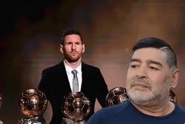 La pulga tiene todo listo para conquistar un nuevo galardón, pero en Italia aún recuerdan la figura de Diego Armando Maradona