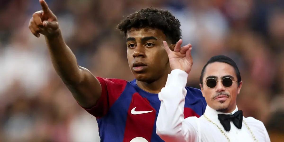 Lamine Yamal - Salt Bae (Foto: X)