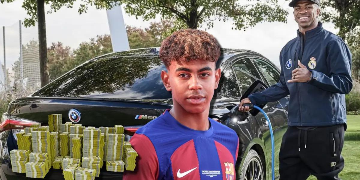 Lamine Yamal y Vinicius Junior